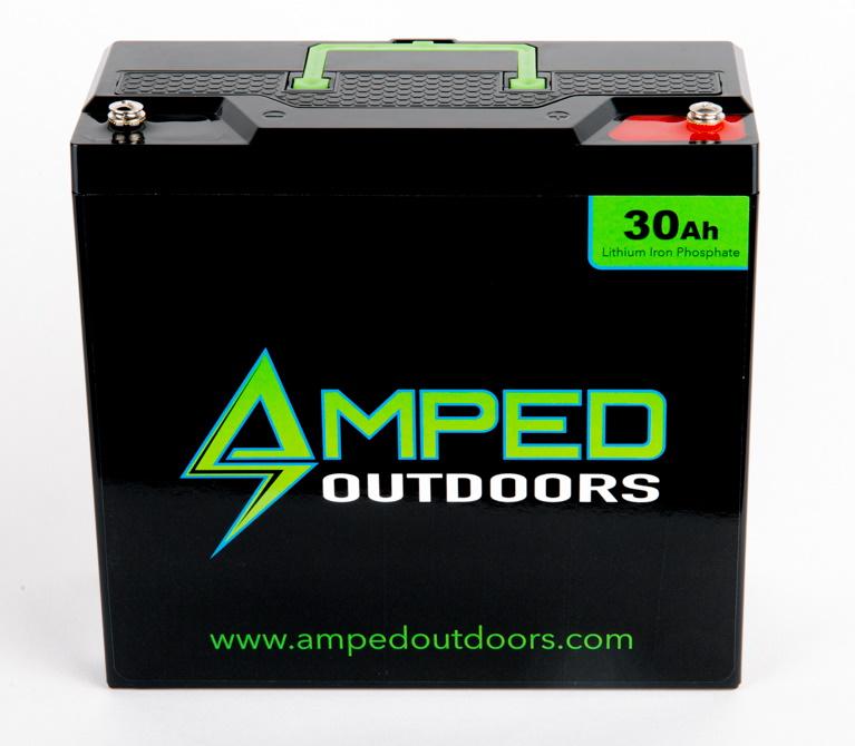 Amped Outdoors 30 TALL VERSION Battery (LIFEPO4)